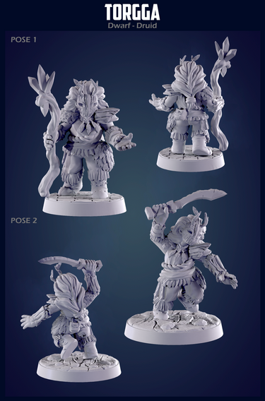 Torgga the Dwarf Druid
